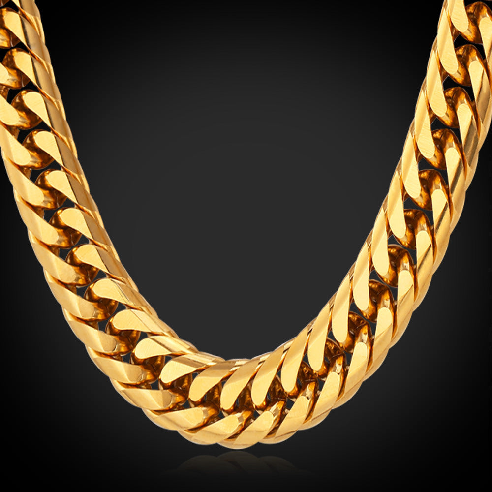 Franco Link Chain Necklace view 4