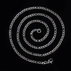 Figaro Chain in Stainless Steel view 3