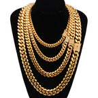 Gold-Tone Cuban Link Chain