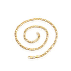 Figaro Chain in Stainless Steel