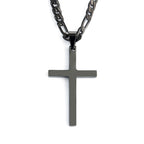 Figaro Chain with Cross Pendant view 2