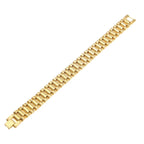Geometric Link Bracelet in Titanium Steel view 8