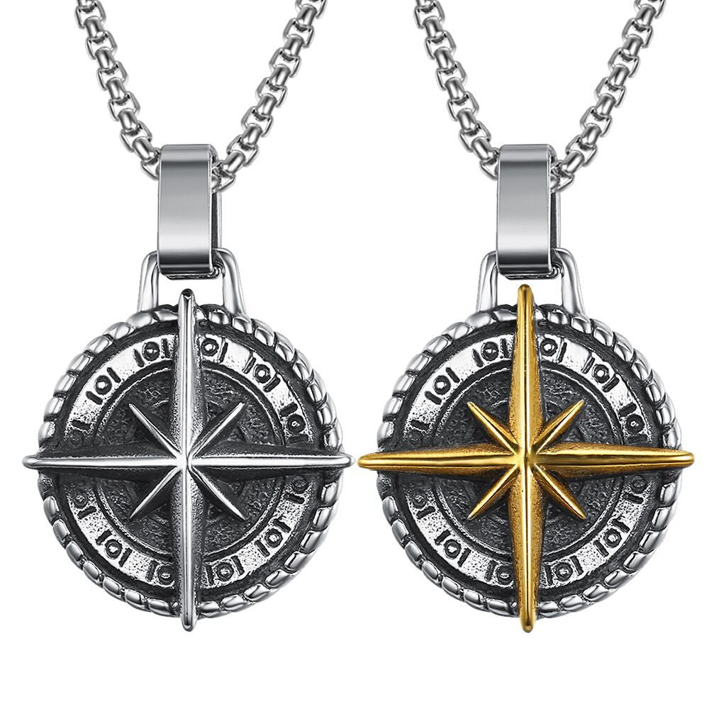 Compass Pendant Necklace