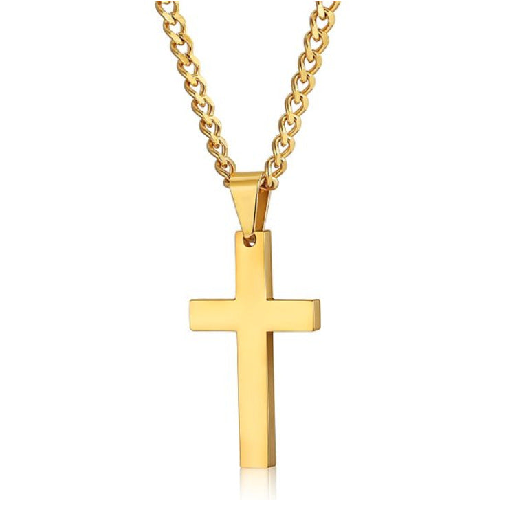 Classic Cross Pendant Necklace view 2