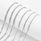 Stainless Steel Box Chain Necklace view 7