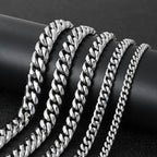 Heavy Curb Chain Necklace view 4