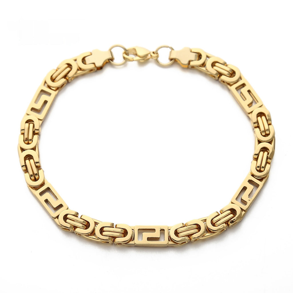 Geometric Link Byzantine Bracelet view 2