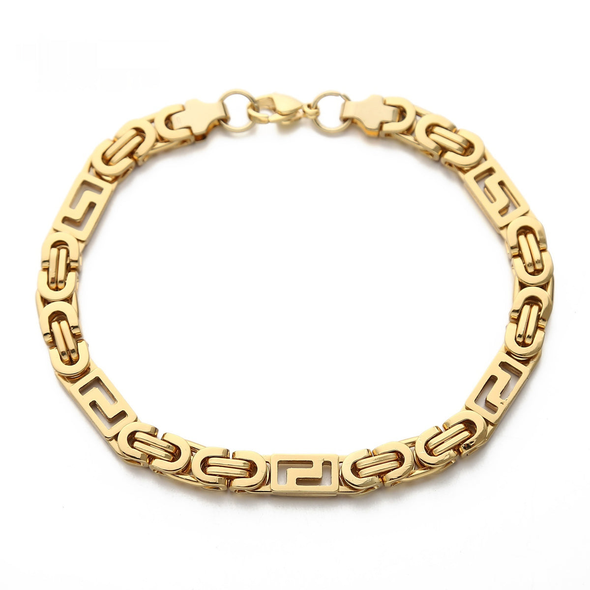 Geometric Link Byzantine Bracelet view 2