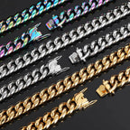 Heavy Curb Chain Necklace view 7