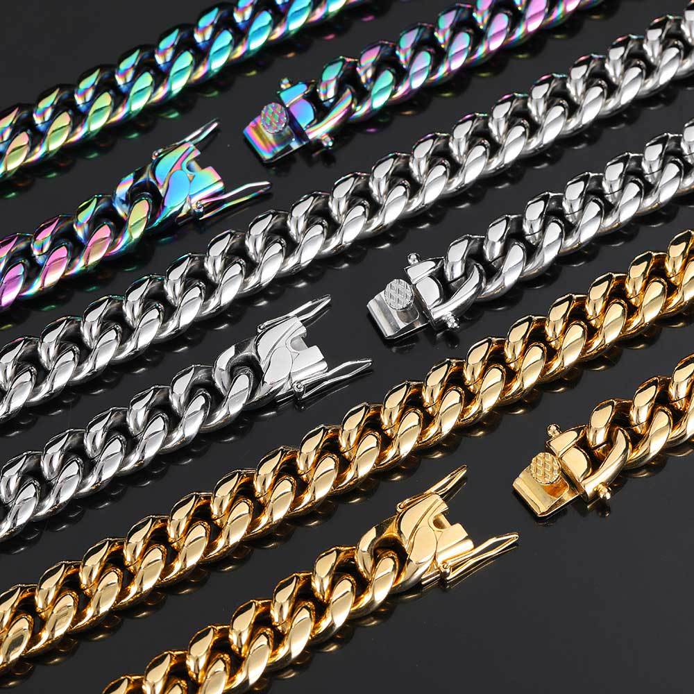 Heavy Curb Chain Necklace view 7