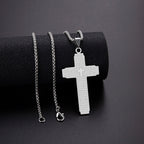 Lord's Prayer Cross Pendant Necklace view 9