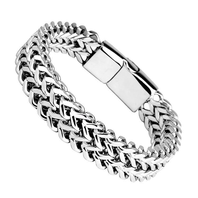Double Wheat Link Bracelet view 5