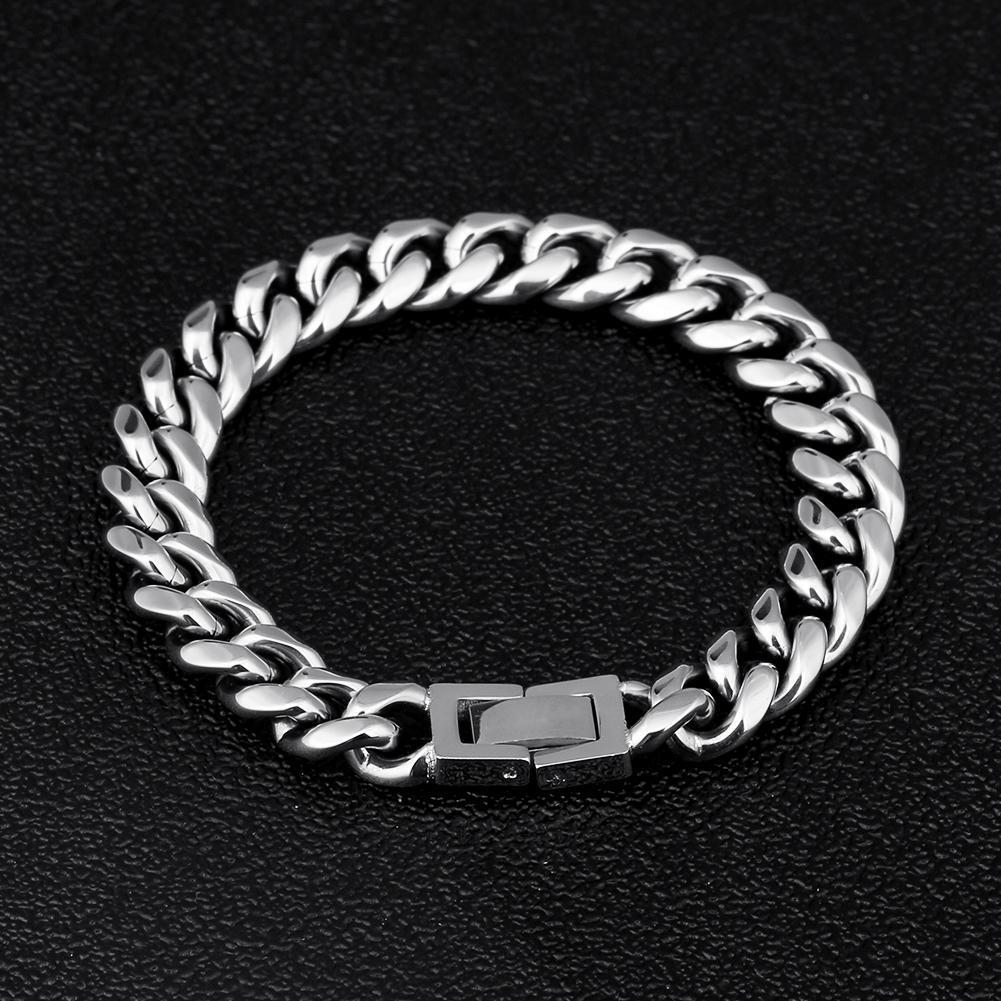 Polished Cuban Link Bracelet view 2