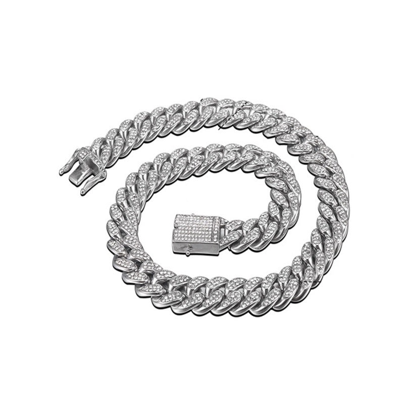 Cuban Link Chain with Cubic Zirconia view 5