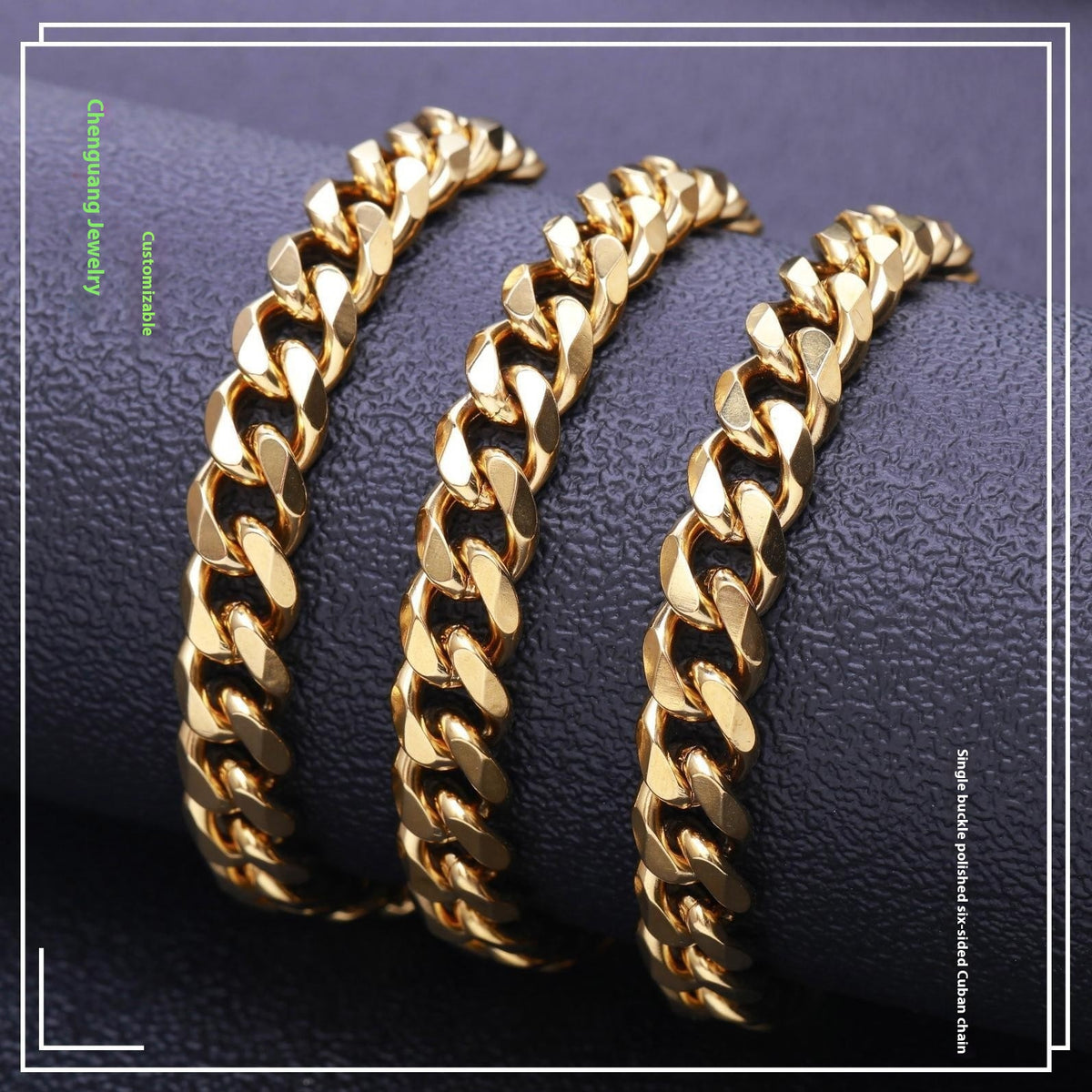 Cuban Link Chain Necklace view 2