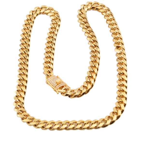 Gold-Tone Cuban Link Chain view 5