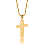 Lord's Prayer Cross Pendant Necklace view 8