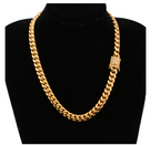 Gold-Tone Cuban Link Chain view 8