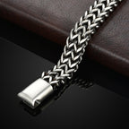 Double Wheat Link Bracelet view 3