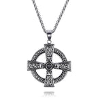 Celtic Knot Cross Pendant Necklace view 7