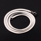 Flat Snake Chain Necklace view 7