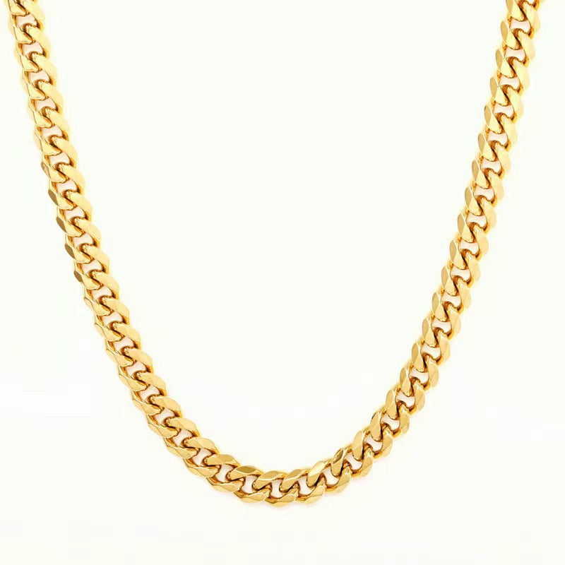 Cuban Link Chain Necklace view 4