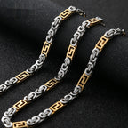 Geometric Link Byzantine Bracelet view 6