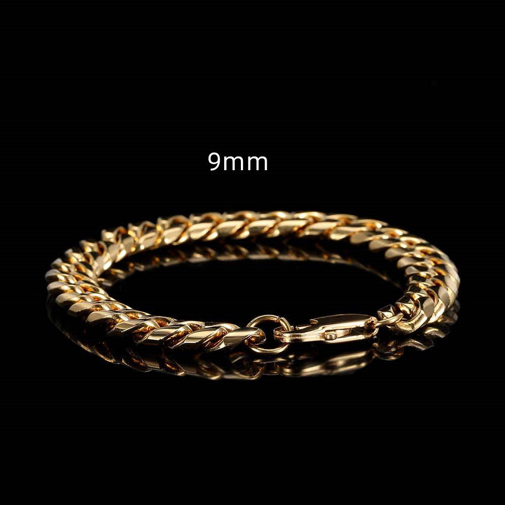 Cuban Link Bracelet in Stainless Steel view 15