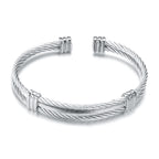 Cable Cuff Bracelet view 5