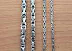 Byzantine Chain in Stainless Steel view 2
