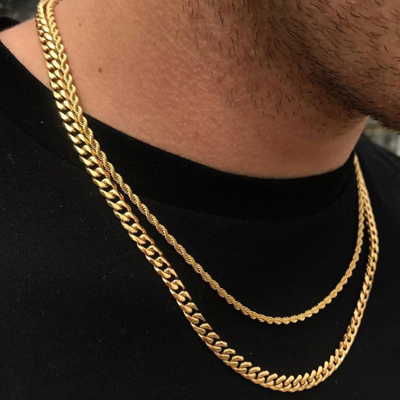 Gold-Tone Curb Chain Necklace view 5