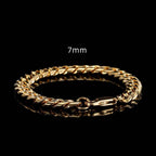 Cuban Link Bracelet in Stainless Steel view 4