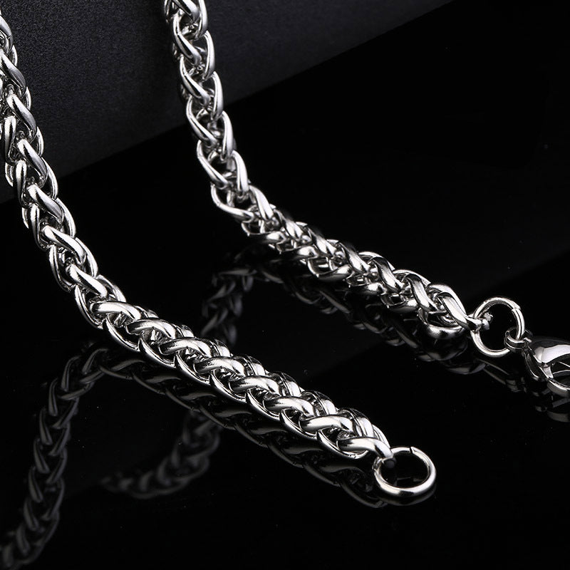 Titanium Steel Wheat Chain view 5