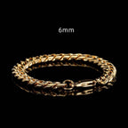 Cuban Link Bracelet in Stainless Steel view 12