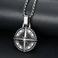 Compass Pendant Necklace view 2