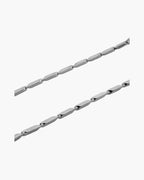 Geometric Link Chain in Stainless Steel view 3