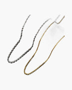 O-Link Chain Necklace in Titanium Steel
