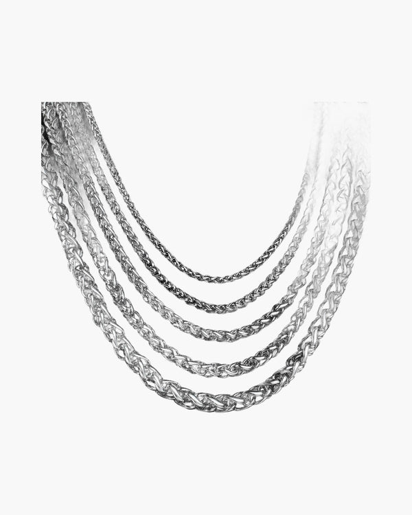 Titanium Steel Wheat Chain