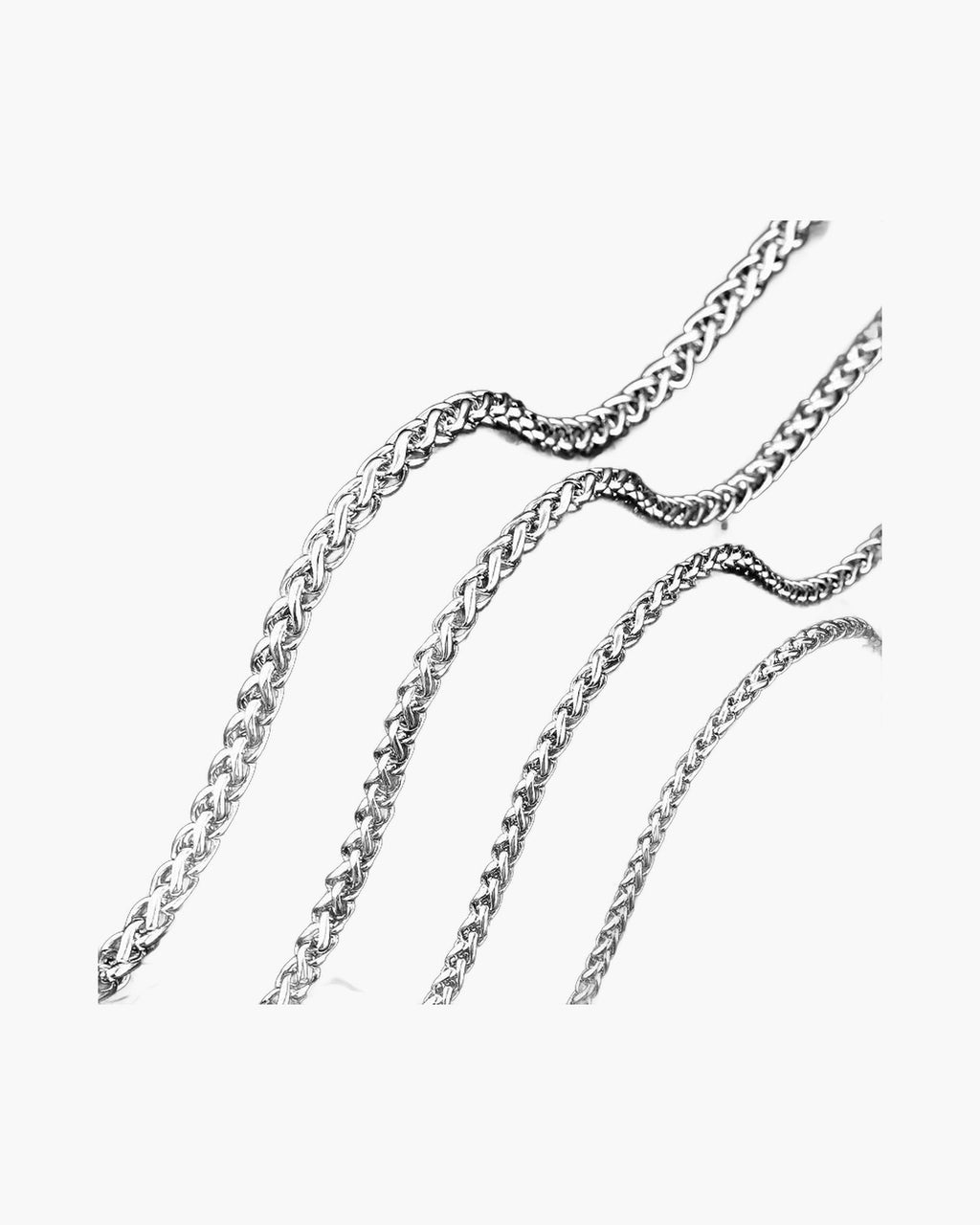Titanium Steel Wheat Chain view 4