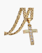 Byzantine Chain with Cross Pendant view 6