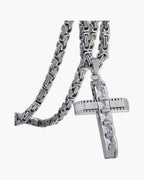 Byzantine Chain with Cross Pendant view 7