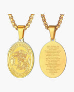 Oval Medallion Pendant Necklace view 7