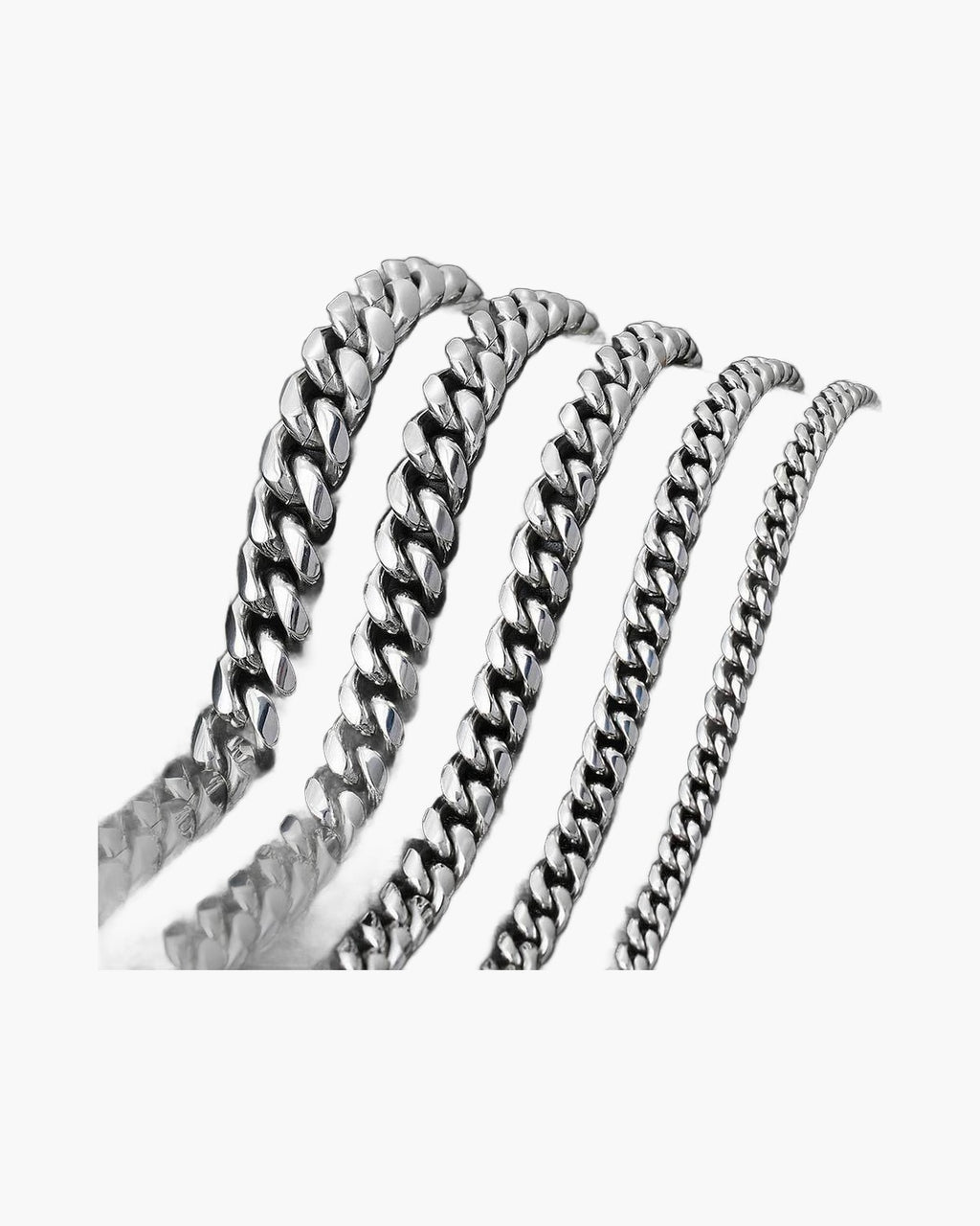 Cuban Link Chain Bracelet with Box Clasp view 7