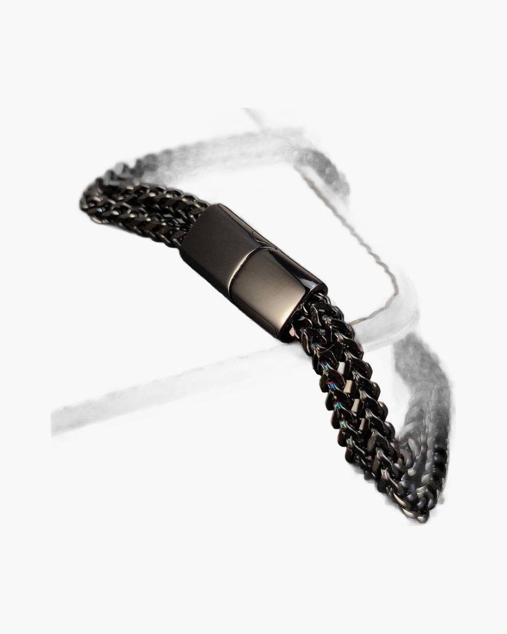 Wheat Link Bracelet with Magnetic Clasp view 4