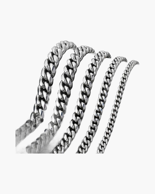 Heavy Curb Chain Necklace view 7