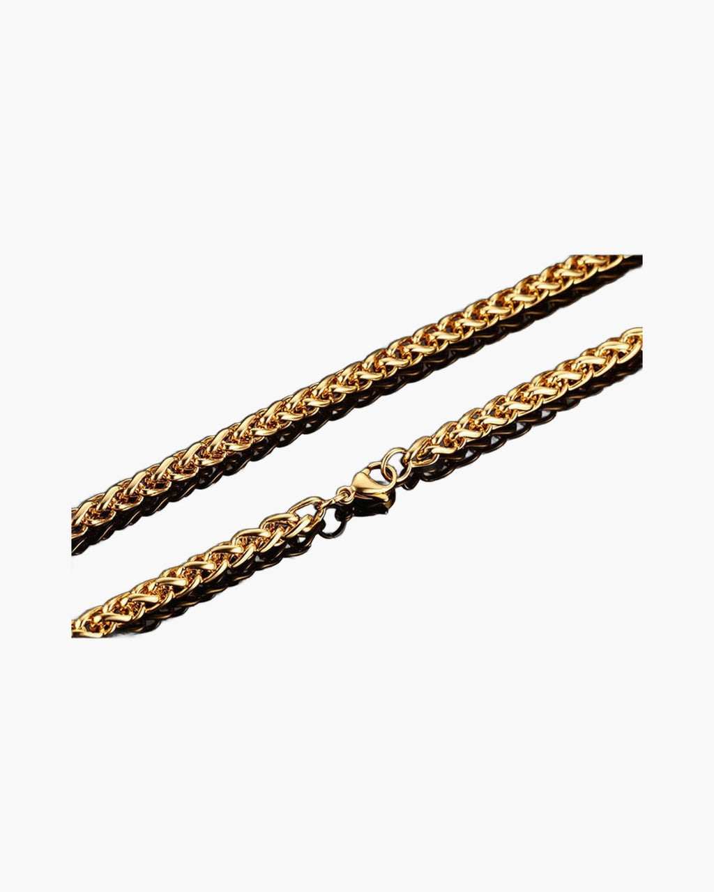 Titanium Steel Wheat Chain Necklace view 5