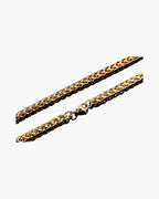 Titanium Steel Wheat Chain Necklace view 5