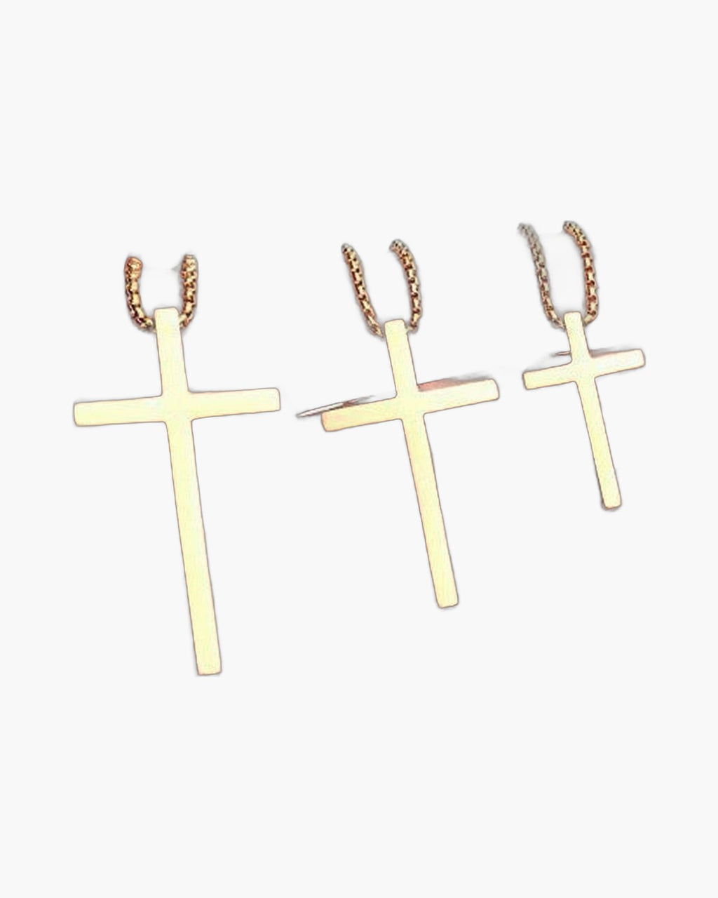 Minimalist Cross Pendant Necklace view 7