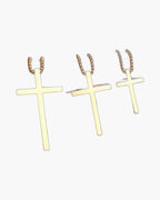 Minimalist Cross Pendant Necklace view 7