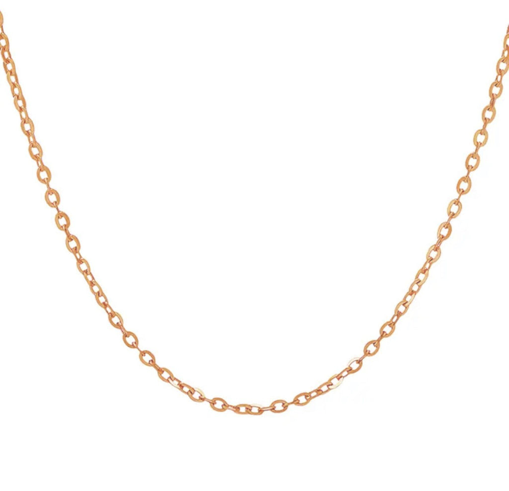 O-Link Chain Necklace in Titanium Steel view 6